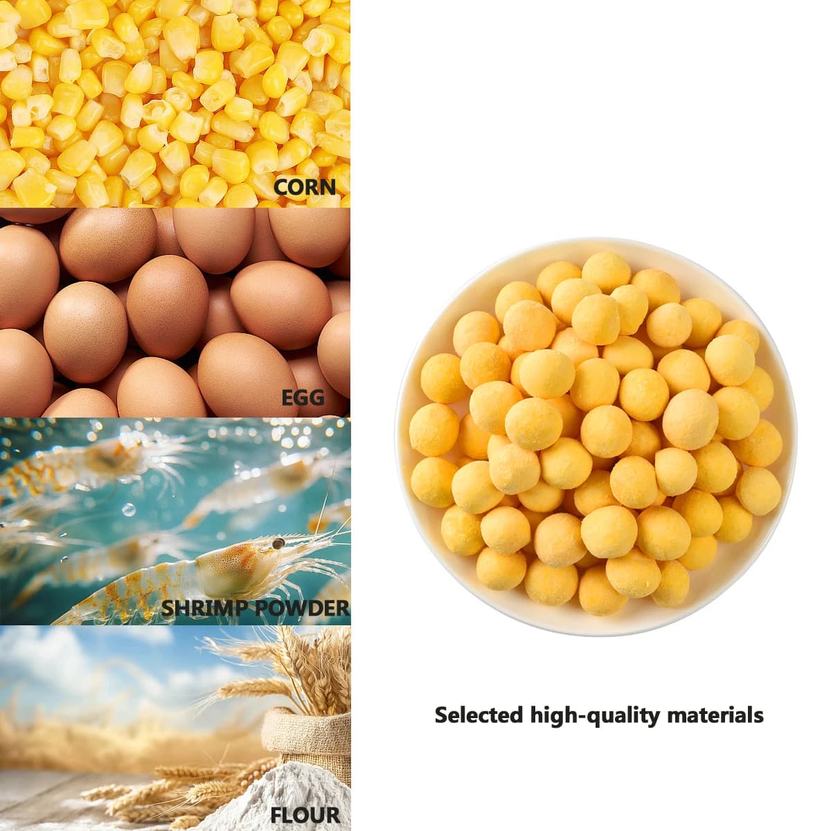 80 appâts pop-up maïs sucré jaune 10mm pour carpe et silure - Pêche printemps/été - Appâts flottants