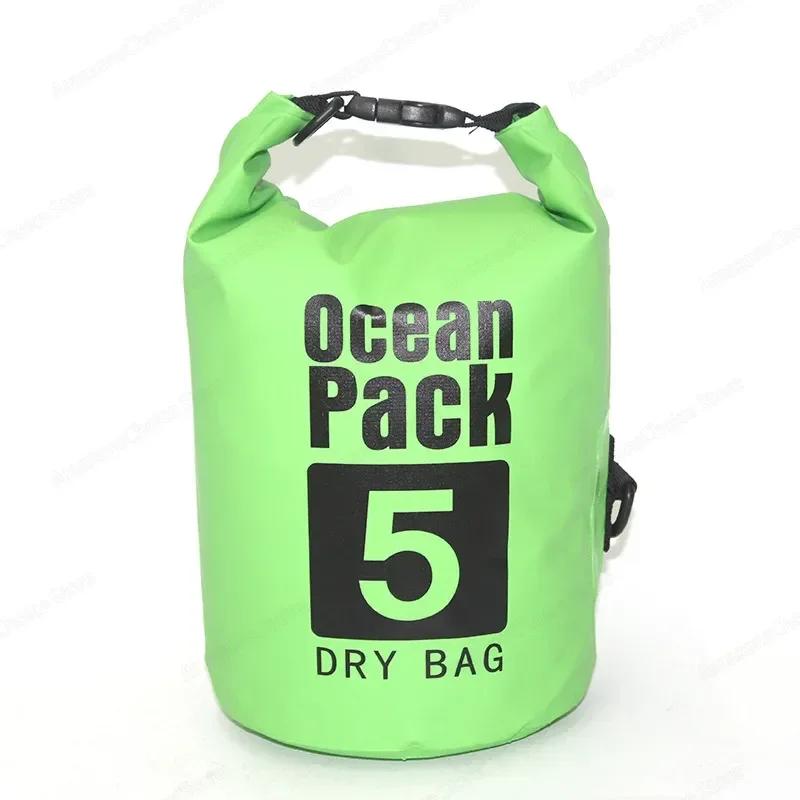 Sac étanche PVC 2L à 30L pour kayak pêche natation sports nautiques rangement équipement outdoor