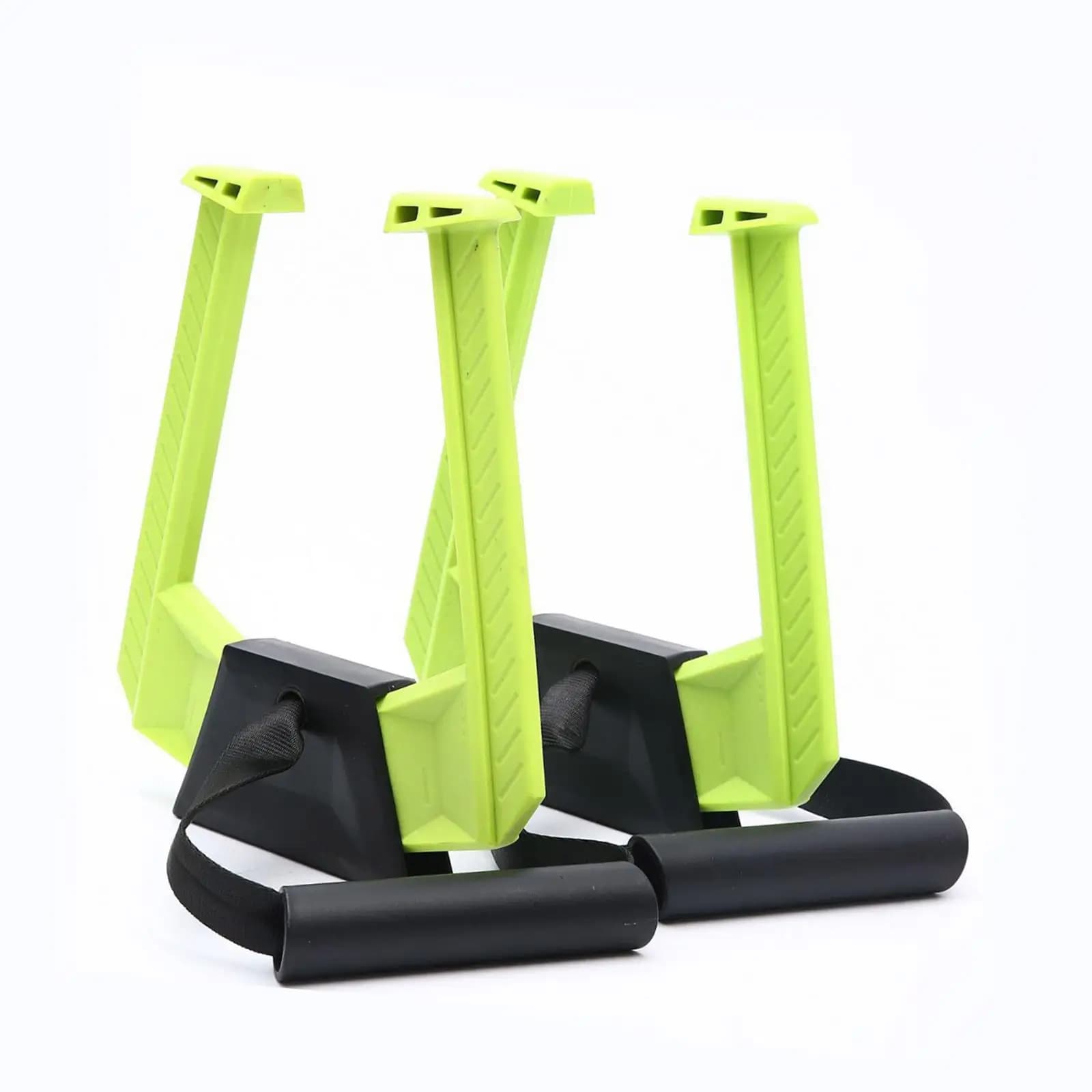 Barre de traction portable 2 pièces antidérapante ergonomique pour entraînement voyage hôtel exercice intérieur