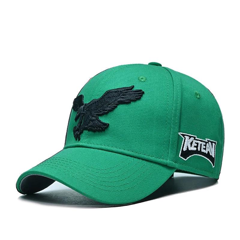 Casquette baseball camouflage brodée aigle hard top pour pêche streetwear hommes fashion