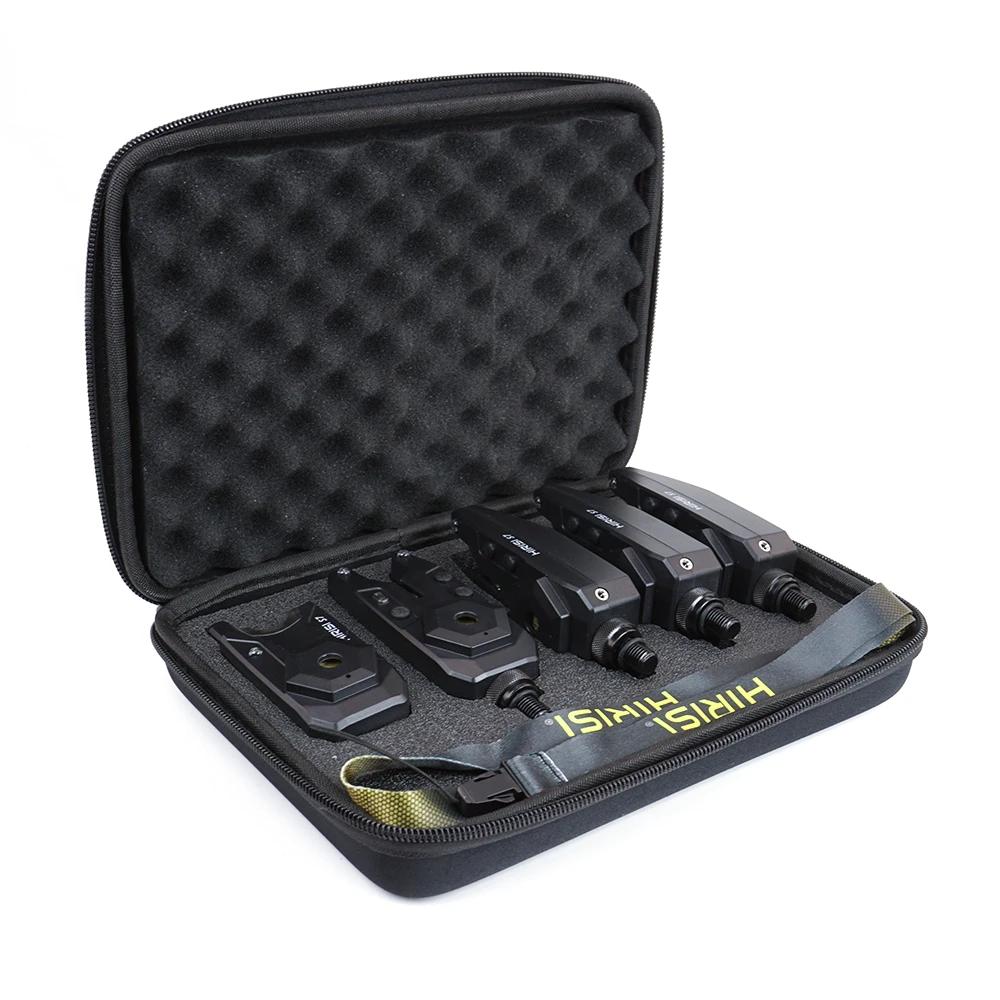 Set d'alarme sans fil Hirisi S7 étanche - Indicateur de touches pour pêche à la carpe 1+4