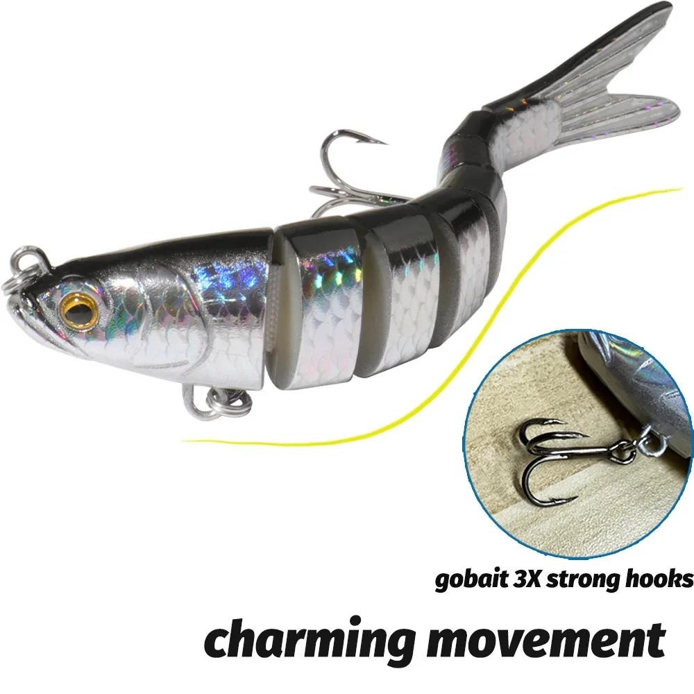 Leurre dur GOBAIT Swimbait multi-joints 11g 16g 27g pêche lent coulant pour carnassiers et carpes