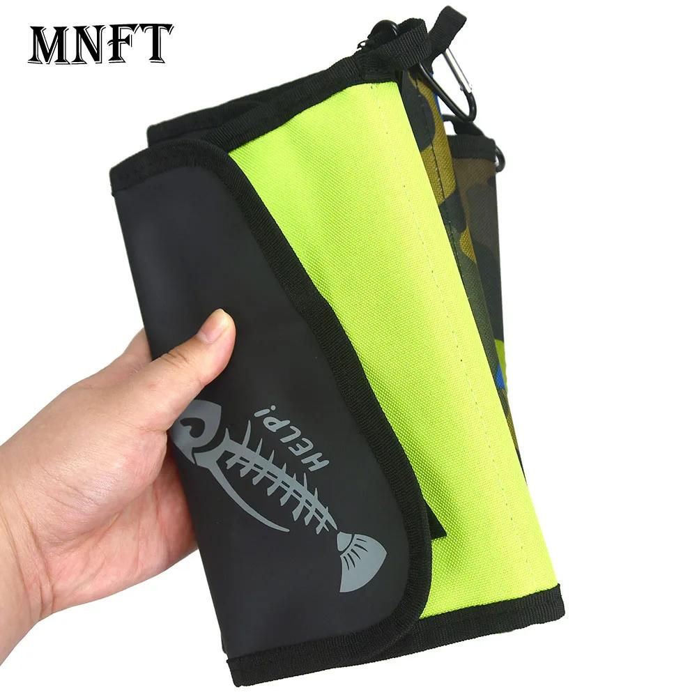Sac de rangement leurres souples PVC compartimenté étanche pour pêche accessoires