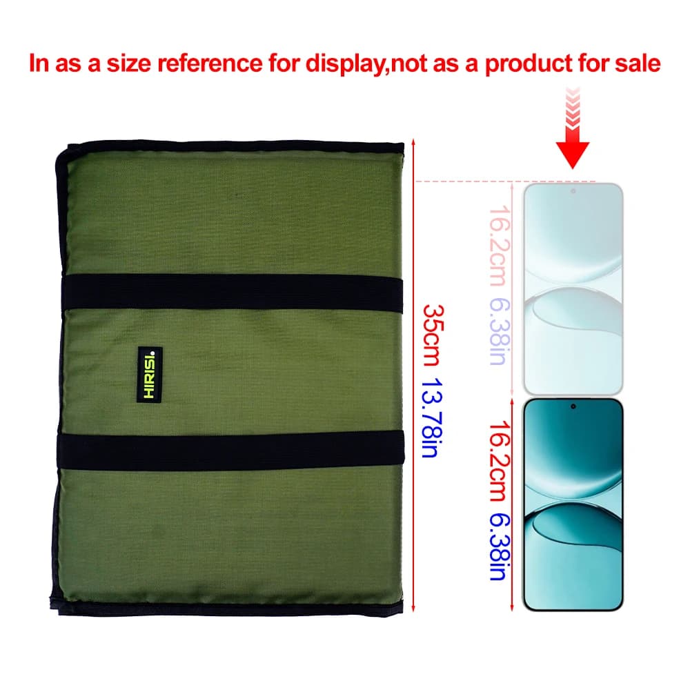 Tapis de décrochage pliable multifonction Hirisi avec coussin éponge respirant pour la pêche de la carpe