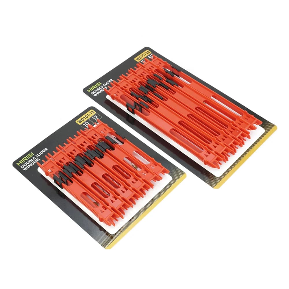 Support de montage Hirisi WD101 - 10 planches plastique pour enrouler lignes et porte-leurres de pêche