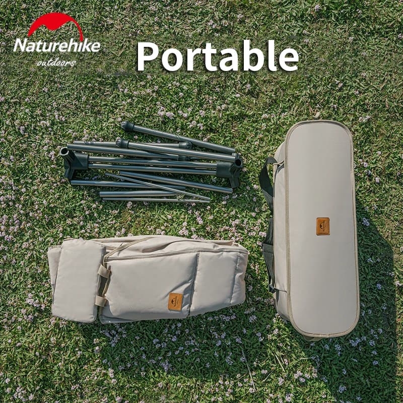 Chaise berçante pliante Naturehike avec oreiller - Siège camping léger pour pêche détente et plage