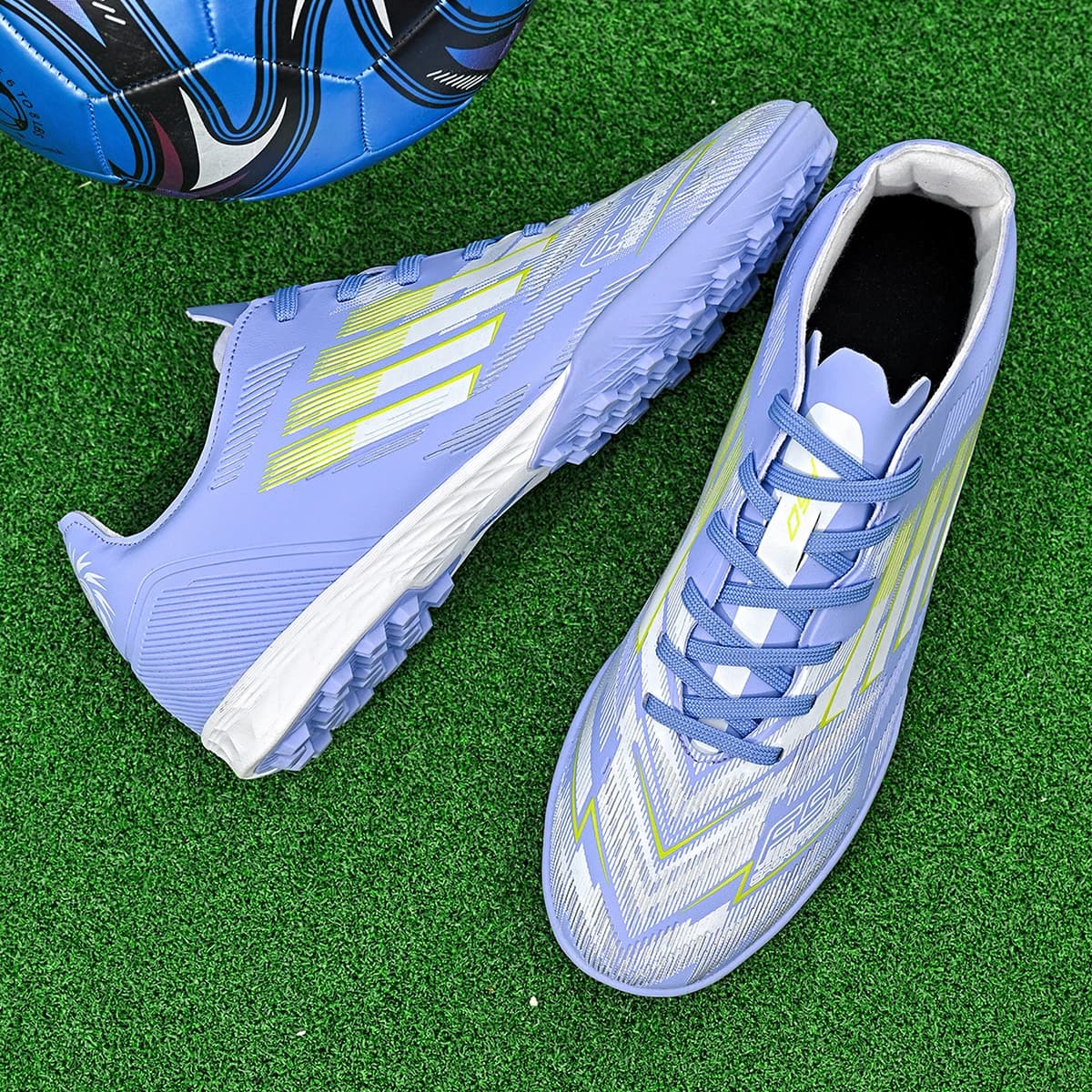 Chaussures de football légères homme TF crampons brisés - Protection renforcée des chevilles pour sports extérieurs
