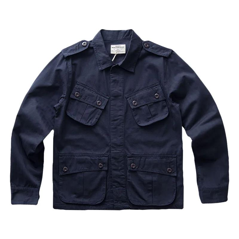 Veste vintage américaine TCU multi-poches - 100% coton pêche printemps automne - Workwear chasse