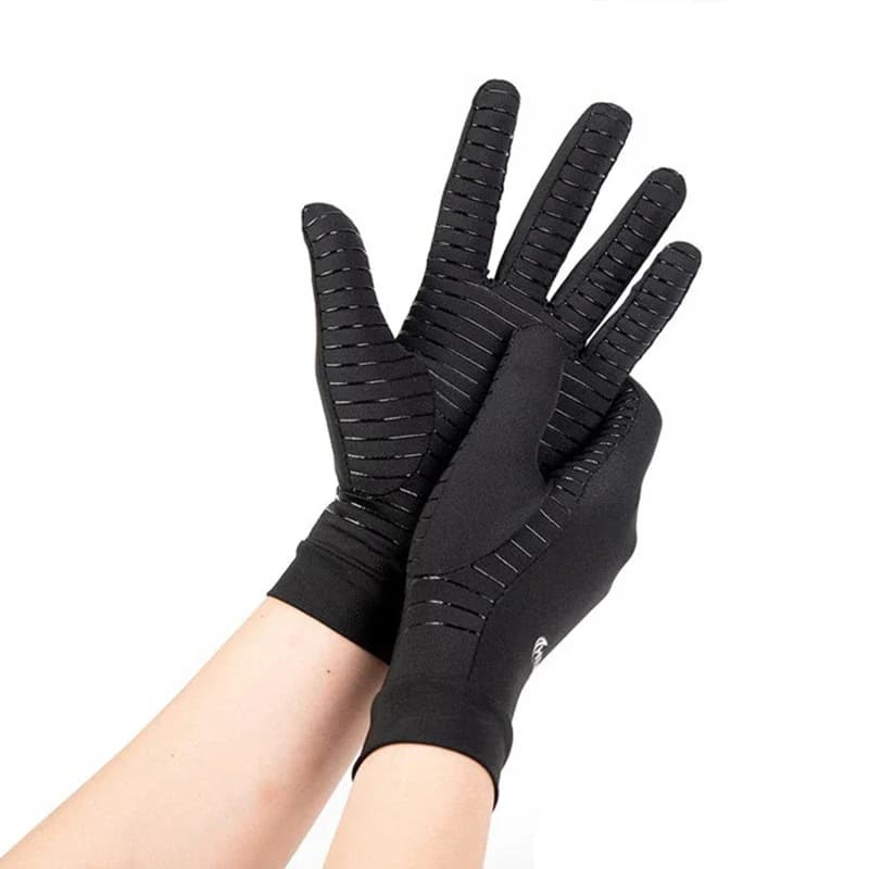 Gants compression cuivre arthrite pêche - Soutien poignet douleurs articulaires anti-dérapant unisexe