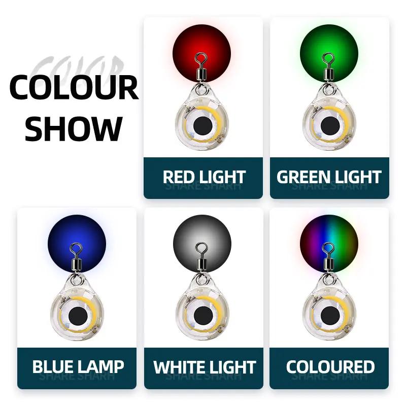 10 LED attracteurs lumineux pour pêche profonde - lumière sous-marine pour calmar et poissons