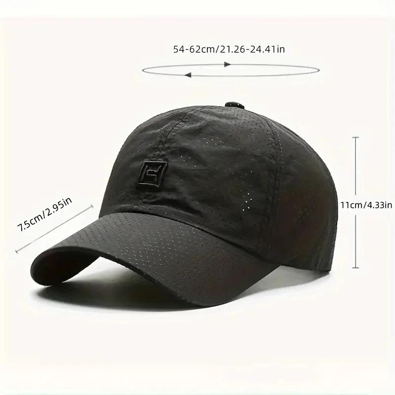 Casquette baseball unisexe protection sol breathable séchage rapide motif tendance pêche extérieure