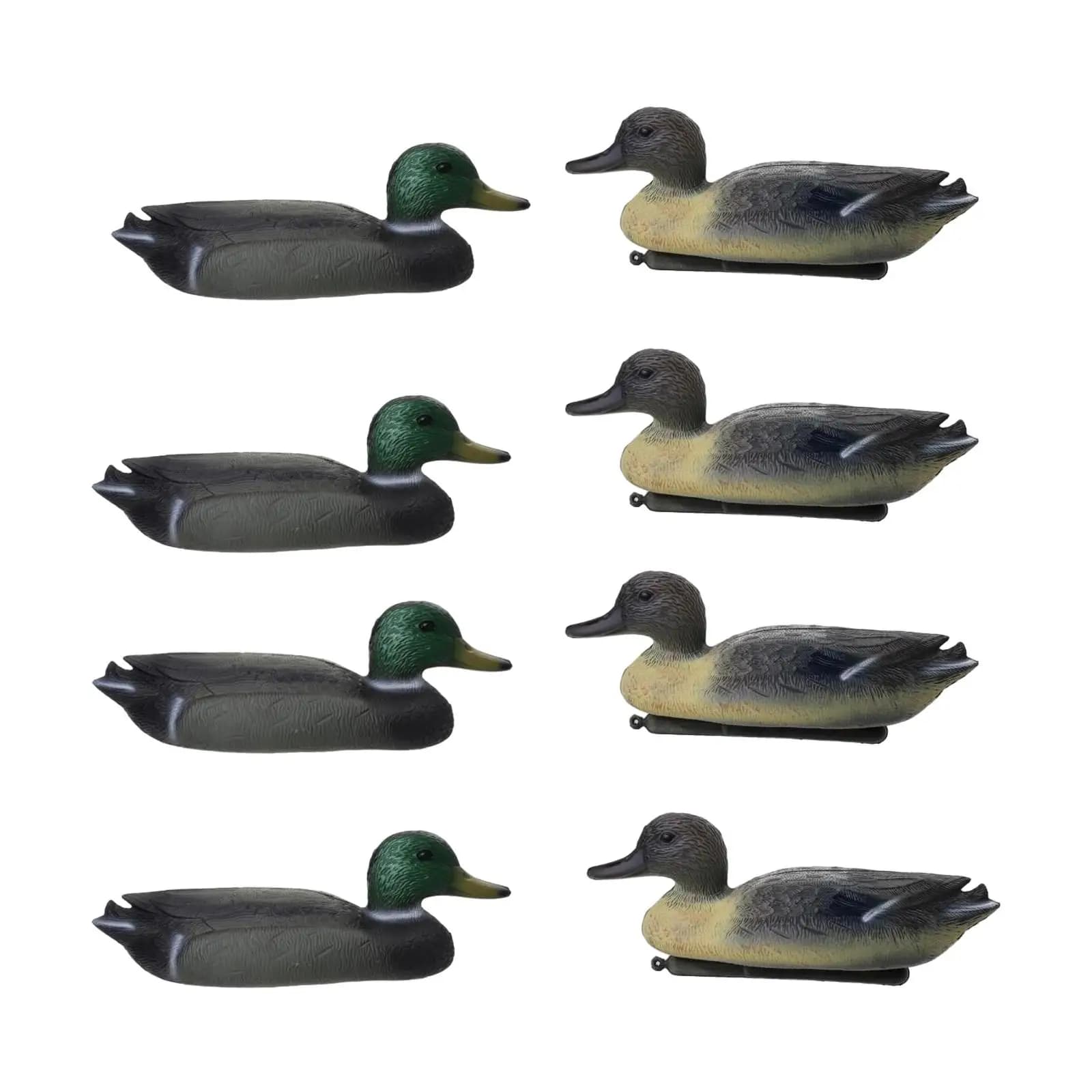 Leurre canard flottant anti-choc avec mouvement - Pour étang de pêche et photographie animalière
