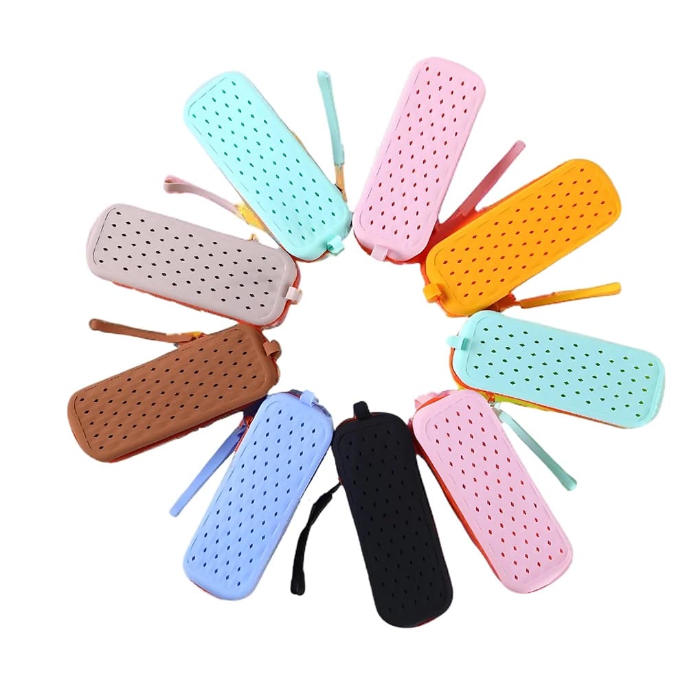 Étui silicone grande capacité pour lunettes de natation - protection alimentaire et rangement pratique
