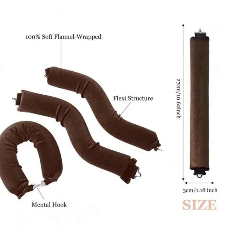 Rouleaux de mise en plis sans chaleur pour pêcheurs - Accessoire capillaire pratique pour journées de pêche
