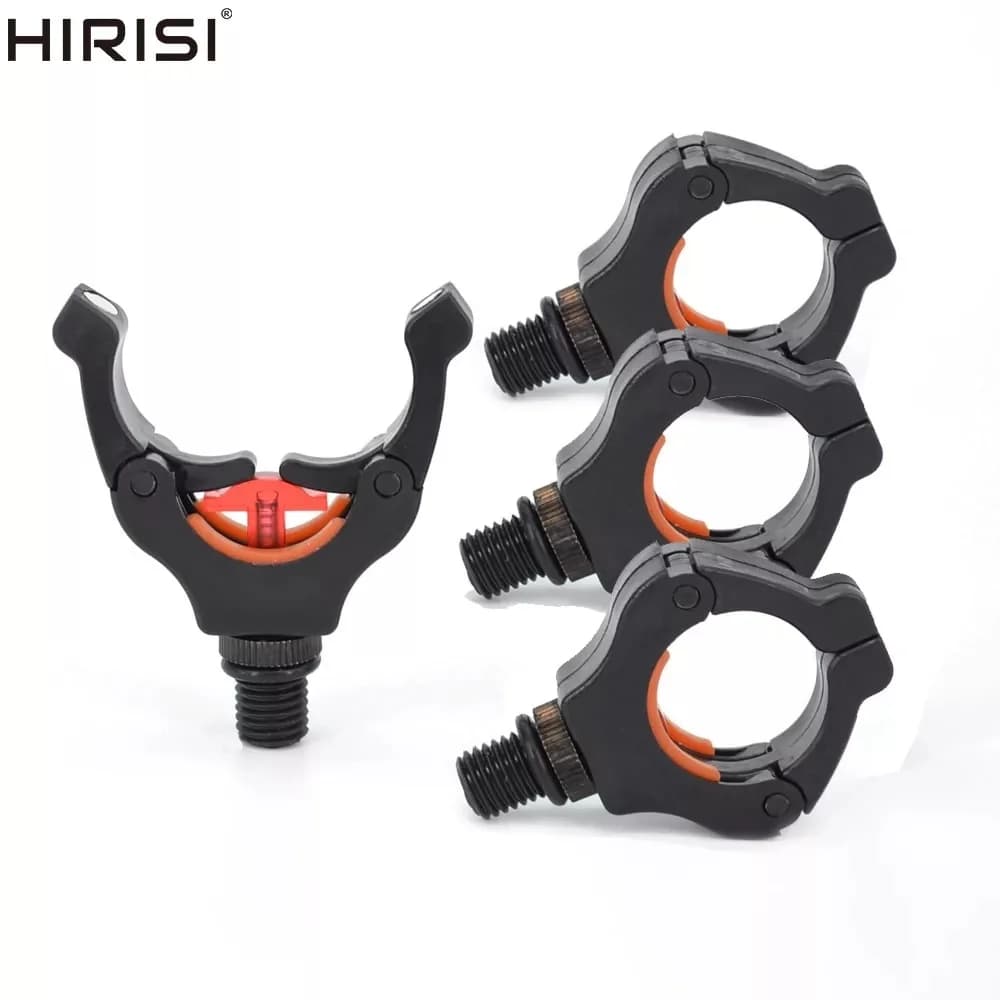 Support canne pêche carpe 4 pièces avec aimants - Gripper pour rod pod fixation magnétique