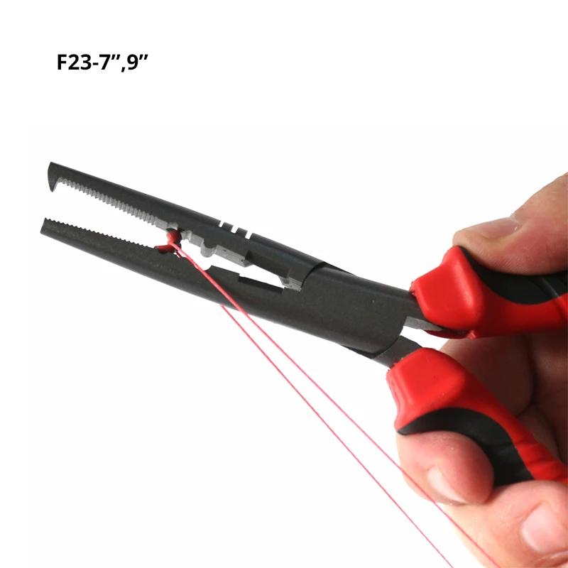 Pinces de pêche long bec acier inoxydable - Outil multifonction dégorgeoir pour pêche mer et eau douce