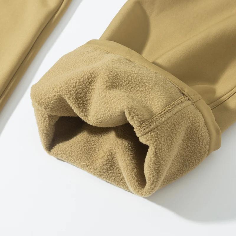 Pantalon cargo polaire hiver automne imperméable homme - Pêche, randonnée, camping, softshell chaud