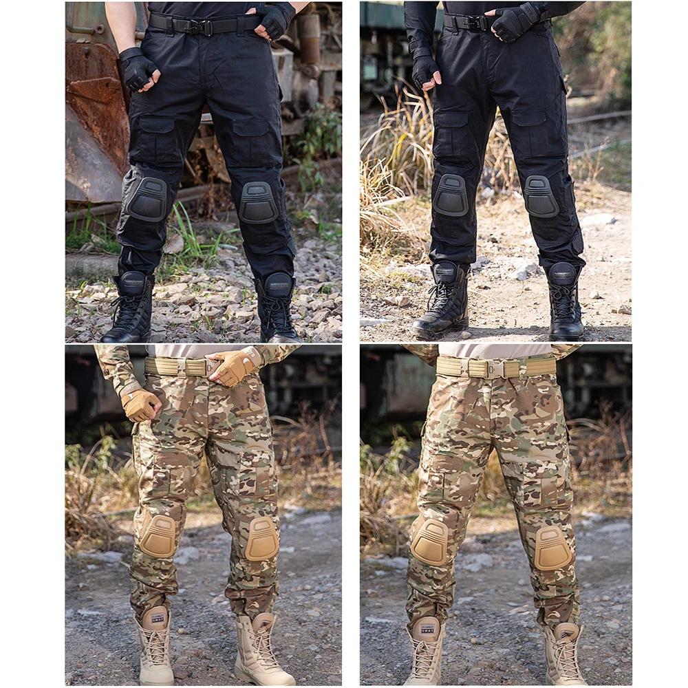Pantalon de combat camouflage tactique homme - Pêche, trekking, chasse, tenue d'entraînement outdoor