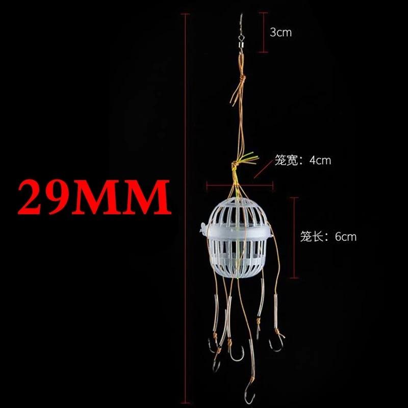 Cage amorce explosion pour carpe avec hameçons acier carbone et appâts sphériques