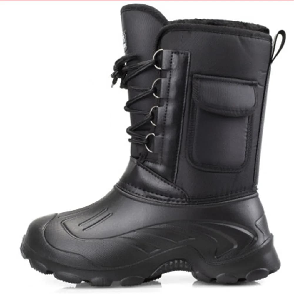 Bottes pêche à la mouche neige antidérapantes imperméables semelle caoutchouc crampons récif doublure amovible