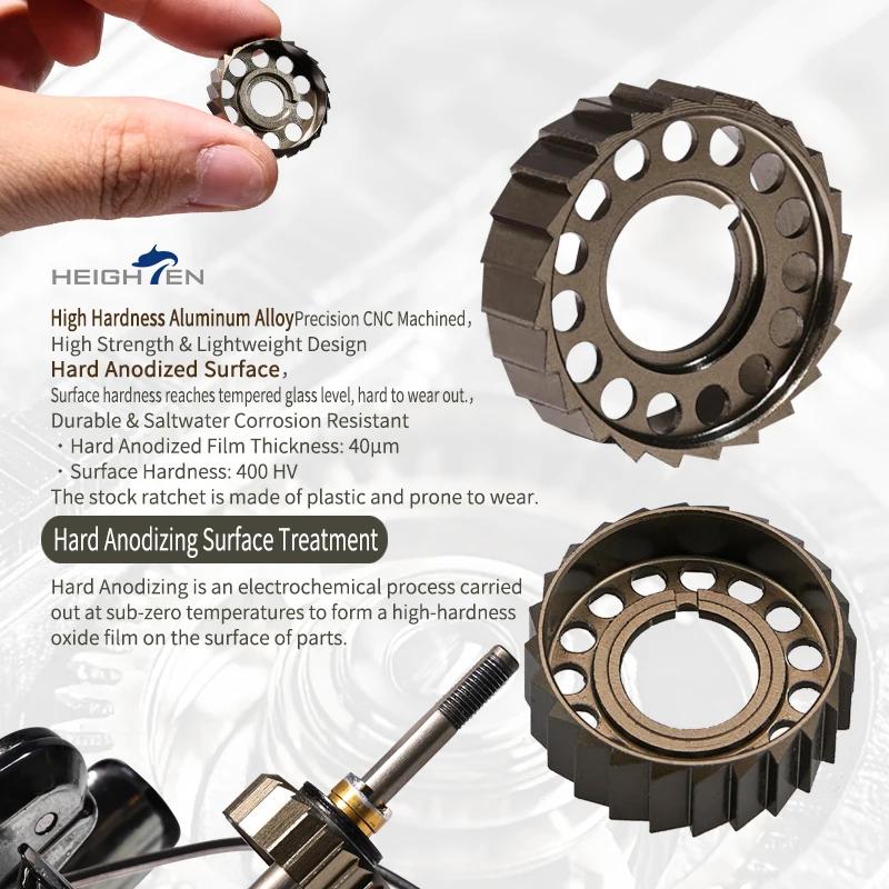 Cliquet anti-retour et dragueur spécial HEIGHTEN pour moulinet Shimano Stella Vanquish Twinpower Stradic