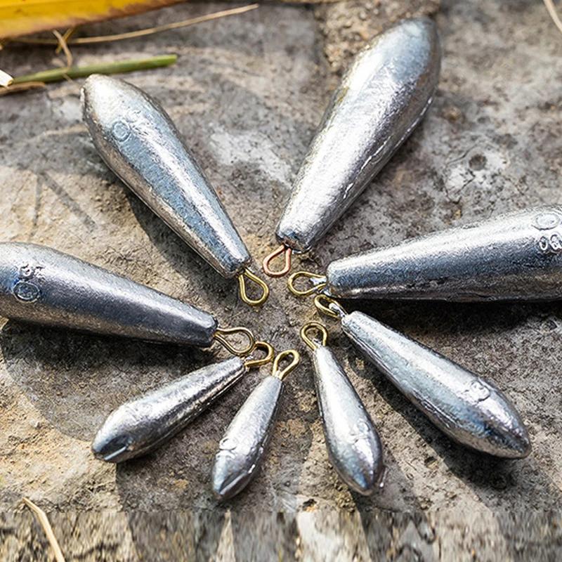 10 plombs lourds pêche mer 10g-50g - poids casting distance pêche gros poissons