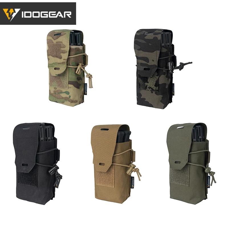 Poche double chargeur 5.56 MOLLE tactique IDOGEAR pour chasse et pêche sous-marine