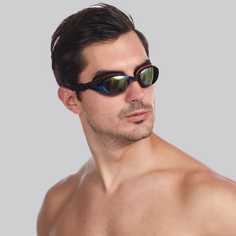 Lunettes de natation correctrices myopie -1.5 à -7 adulte unisexe avec verres HD ou électrochromiques