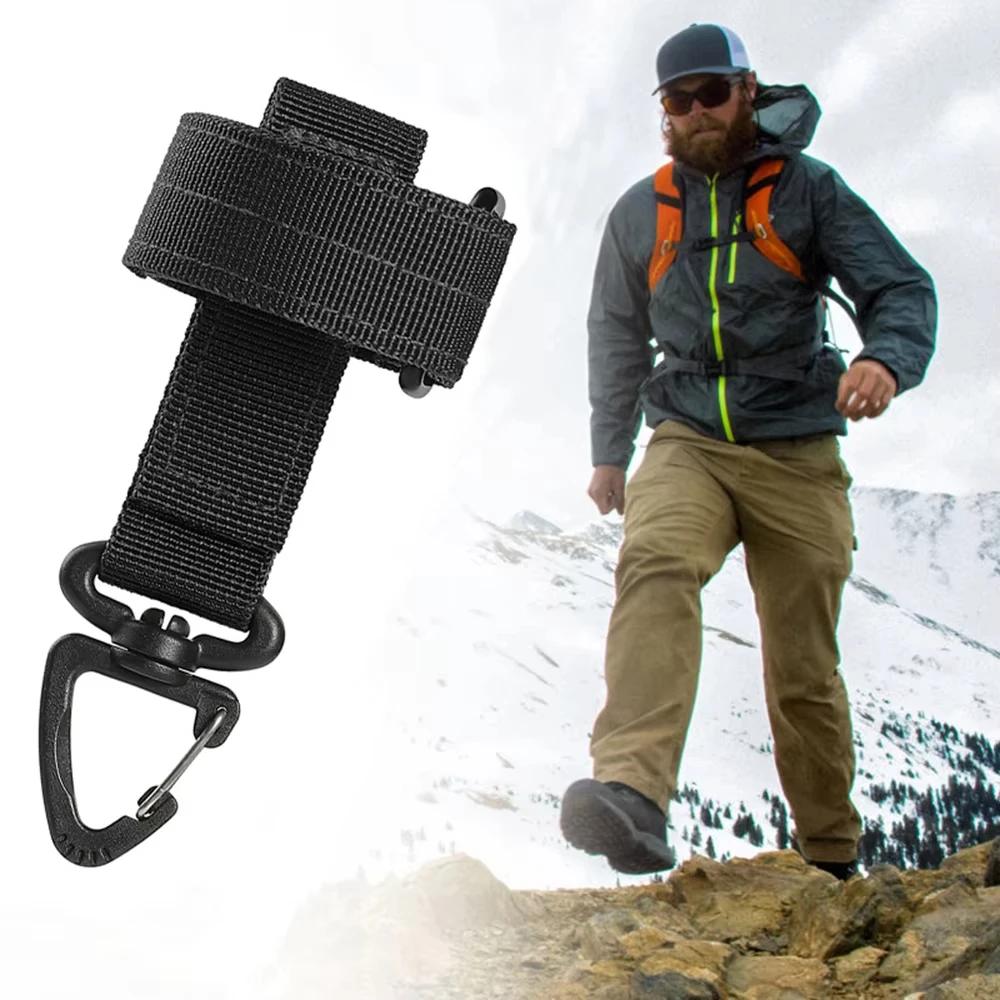 Mousqueton alpinisme porte-clés pêche outdoor accroche gants corde accessoires camping
