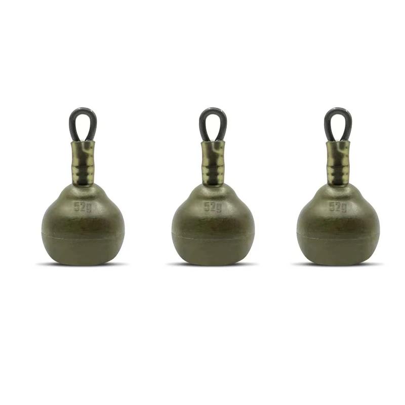 3 plombs pêche pour carpe - Accessoires de pêche poids adaptés pêche à la carpe