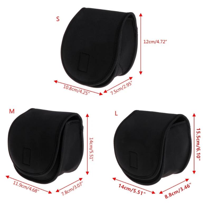 Étui de protection imperméable pour moulinets spinning et casting, pochette de rangement accessoires pêche