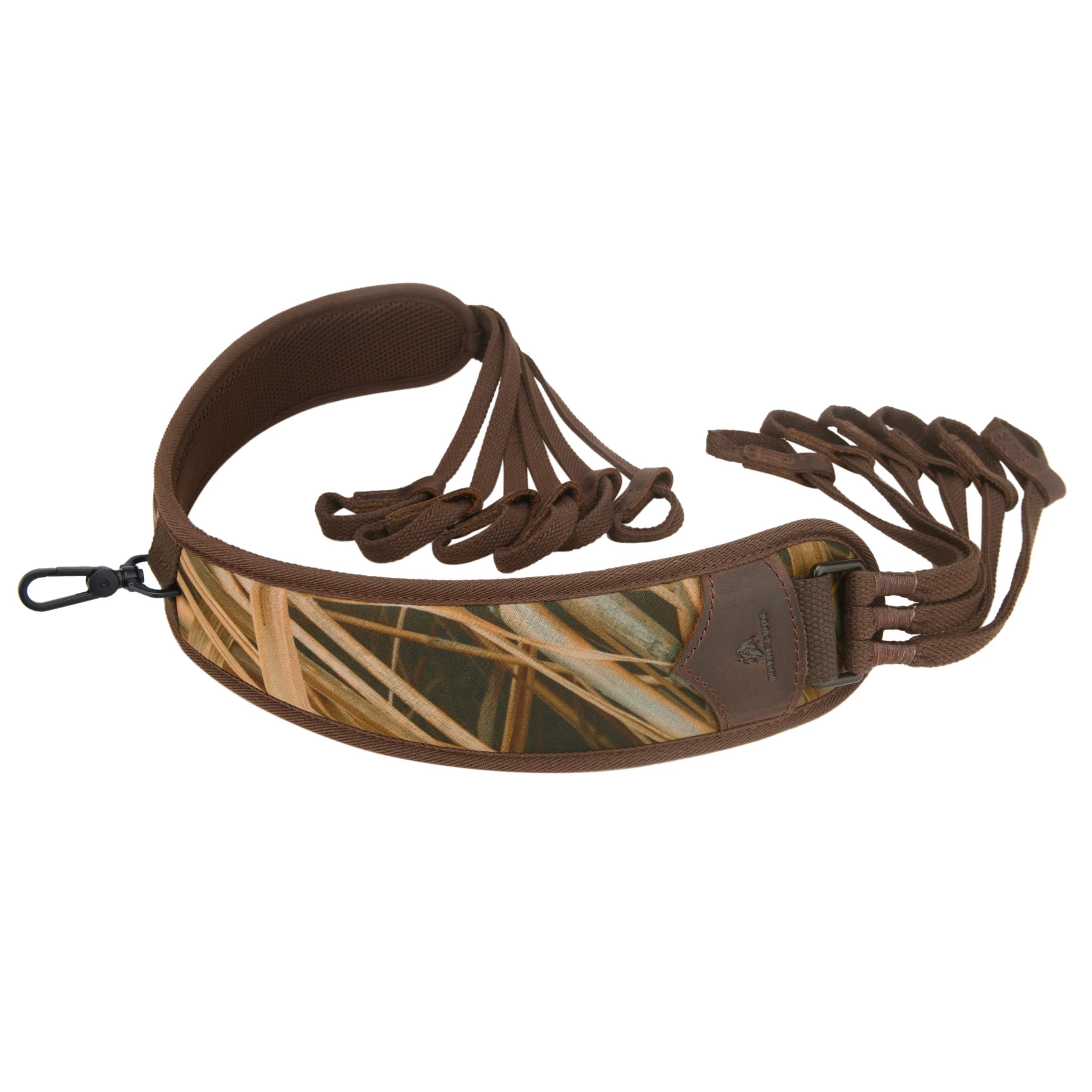 Sac transport camouflage gibier d'eau WAYNE'S DOG - Bandoulière 12 attaches pour canards oies leurres