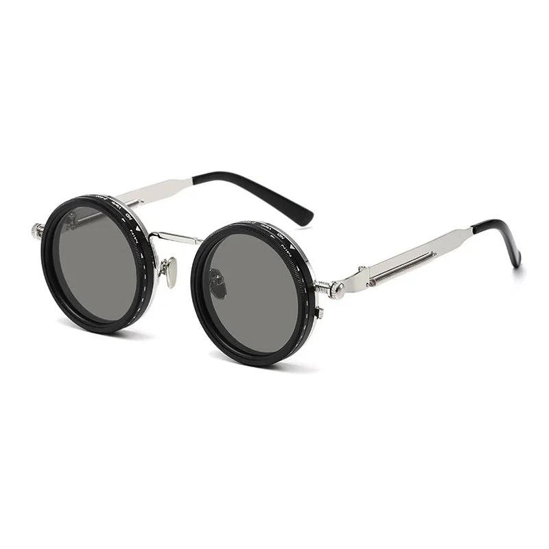 Lunettes de pêche polarisées CRIXALIS ND9 réglables - Homme Femme Rétro Punk UV400 pour extérieur