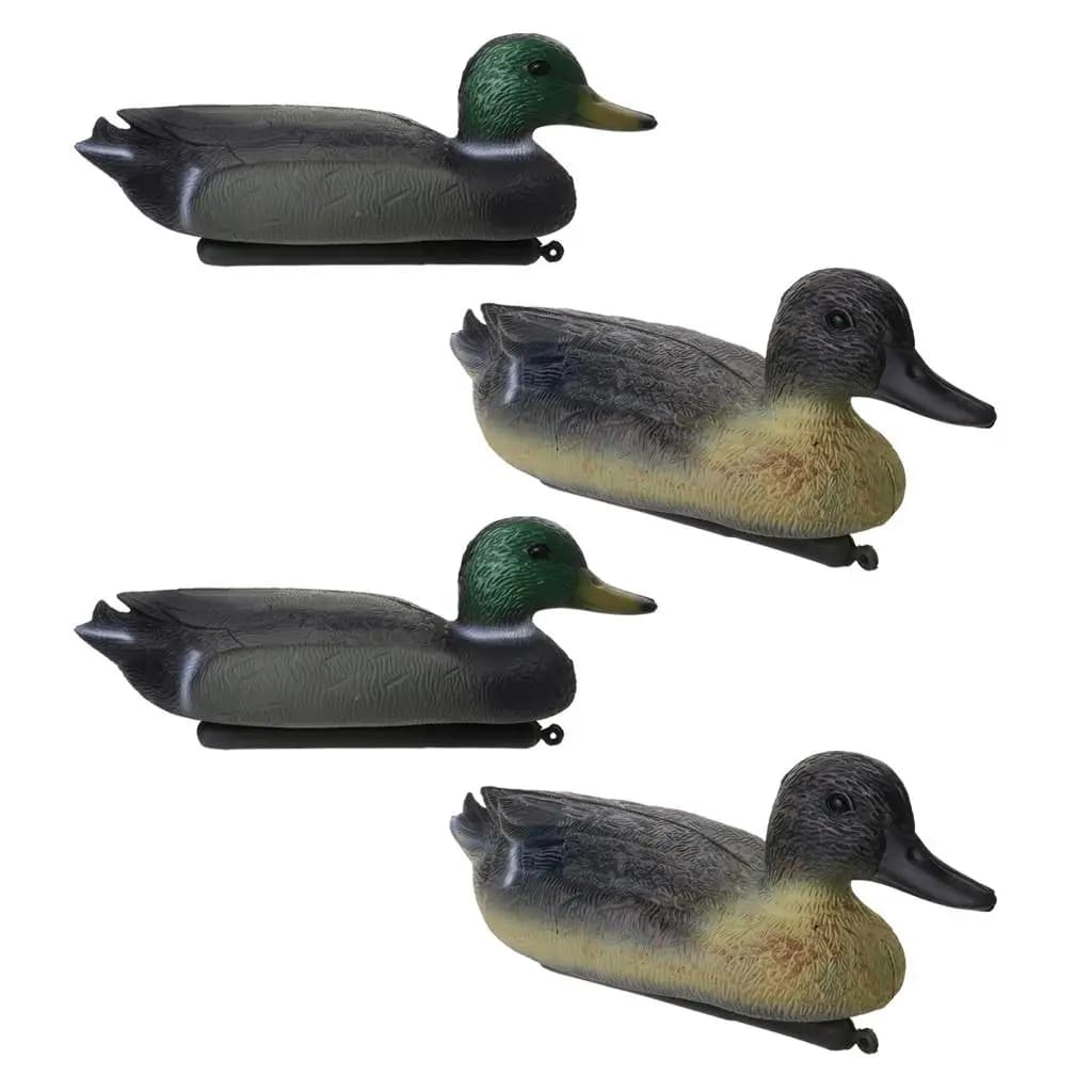 Leurre canard plastique réaliste 3D pour chasse au gibier d'eau - appât leurre oiseau
