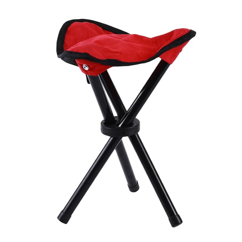Tabouret 3 pieds pliant pêche camping portable léger activités extérieures pique-nique voyage