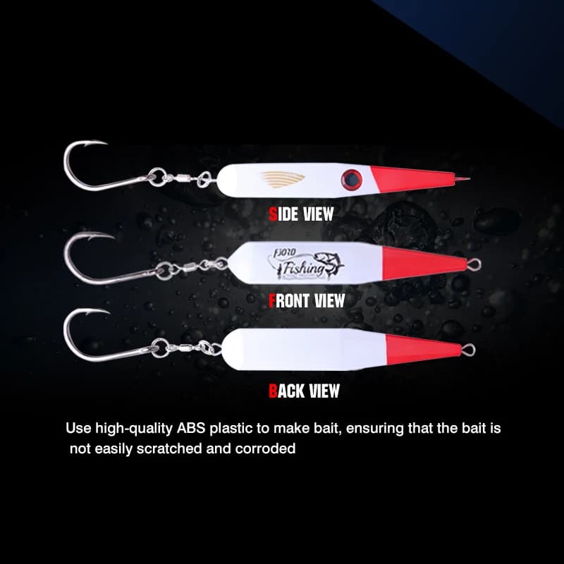 Leurre dur FJORD Pencil Bait 42g 84g glow pour la pêche au thon en mer la nuit