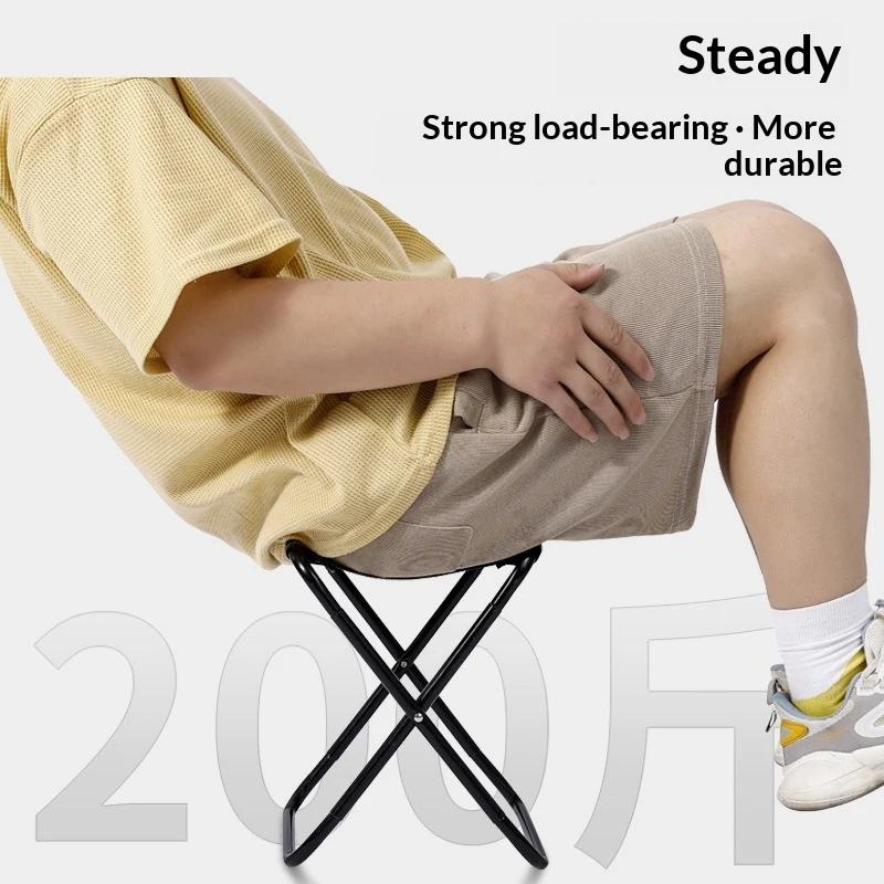 Tabouret pliant camping portable léger alliage aluminium pour pêche randonnée voyage