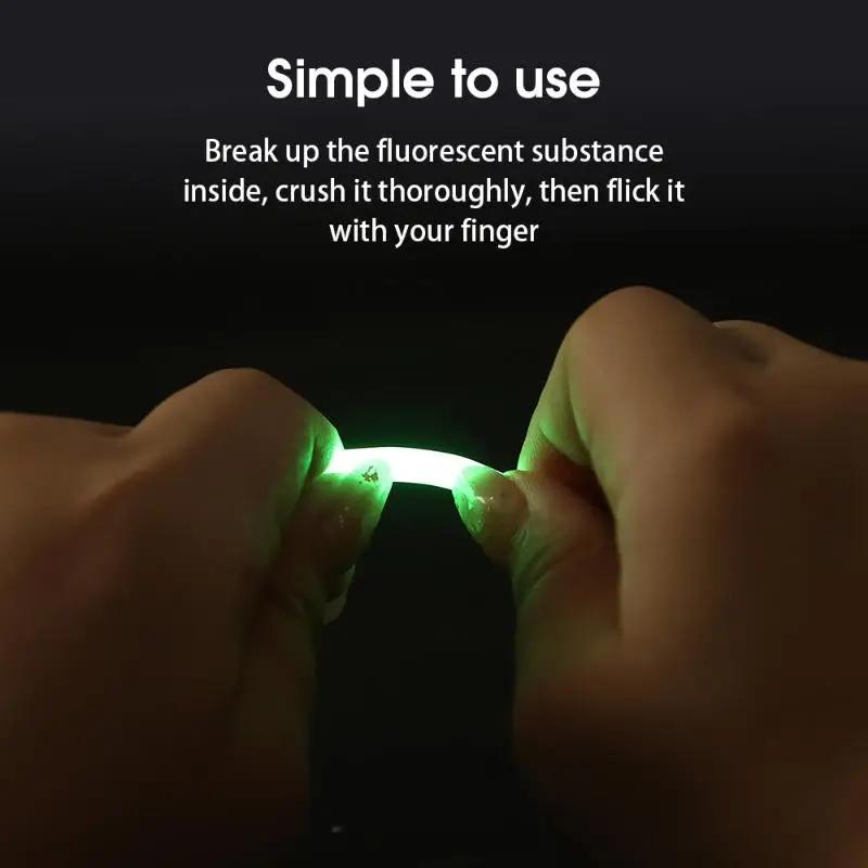 Lot 100/50 bâtons lumineux pour flotteurs pêche nocturne avec lumière fluorescente accessoires pêche