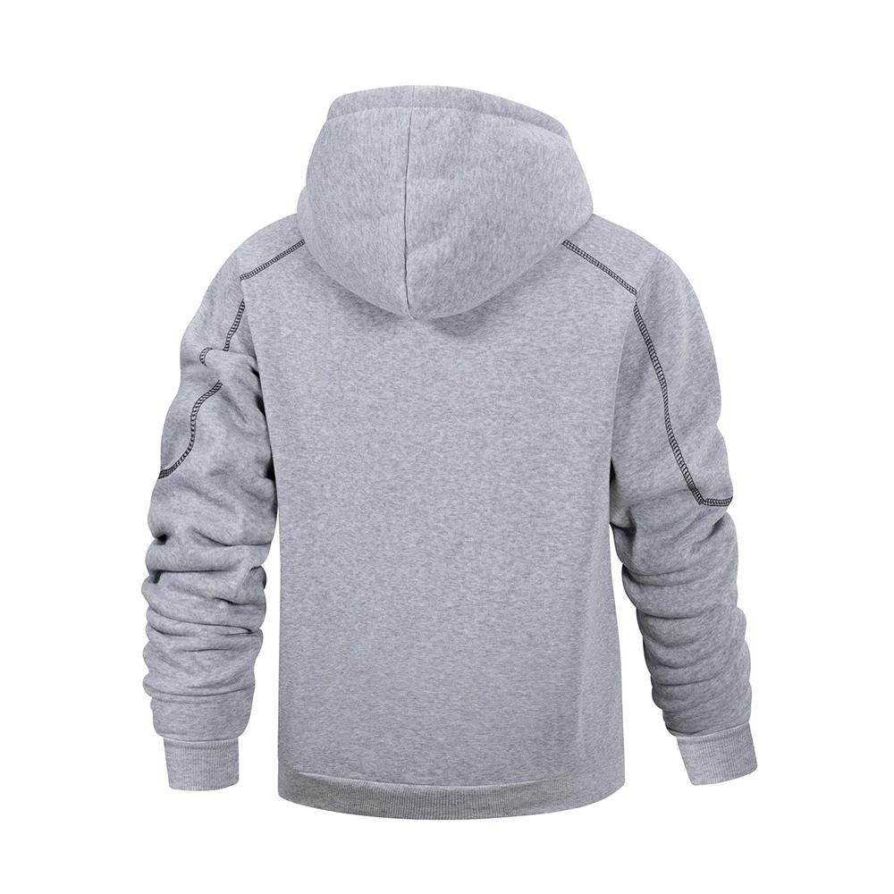 Cardigan zippé homme coupe slim - Veste sweat sport casual couleur unie sportswear