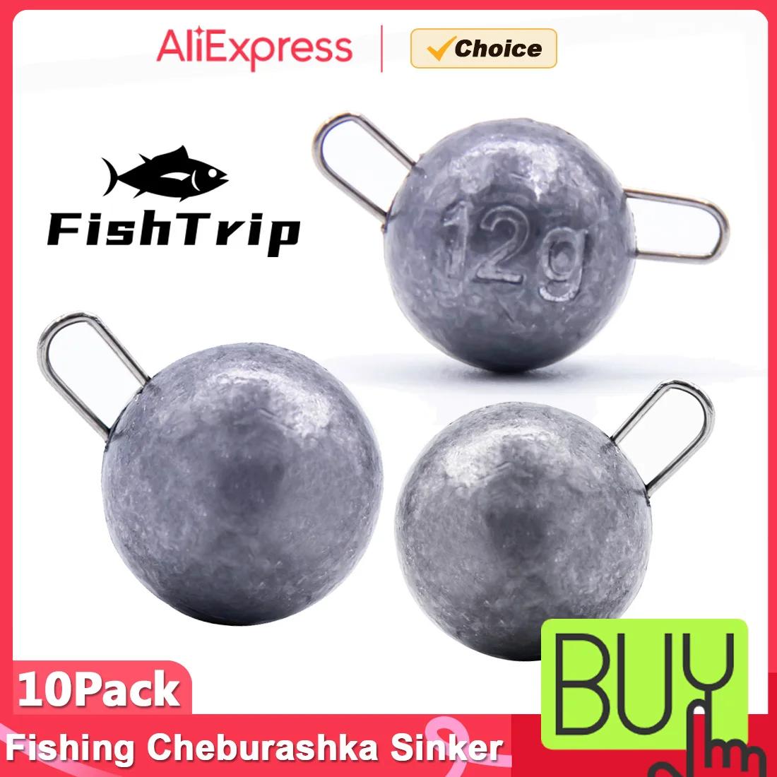 Plombs Cheburashka 9KM 10 pièces avec connecteur - Sinkers pour pêche freshwater précise