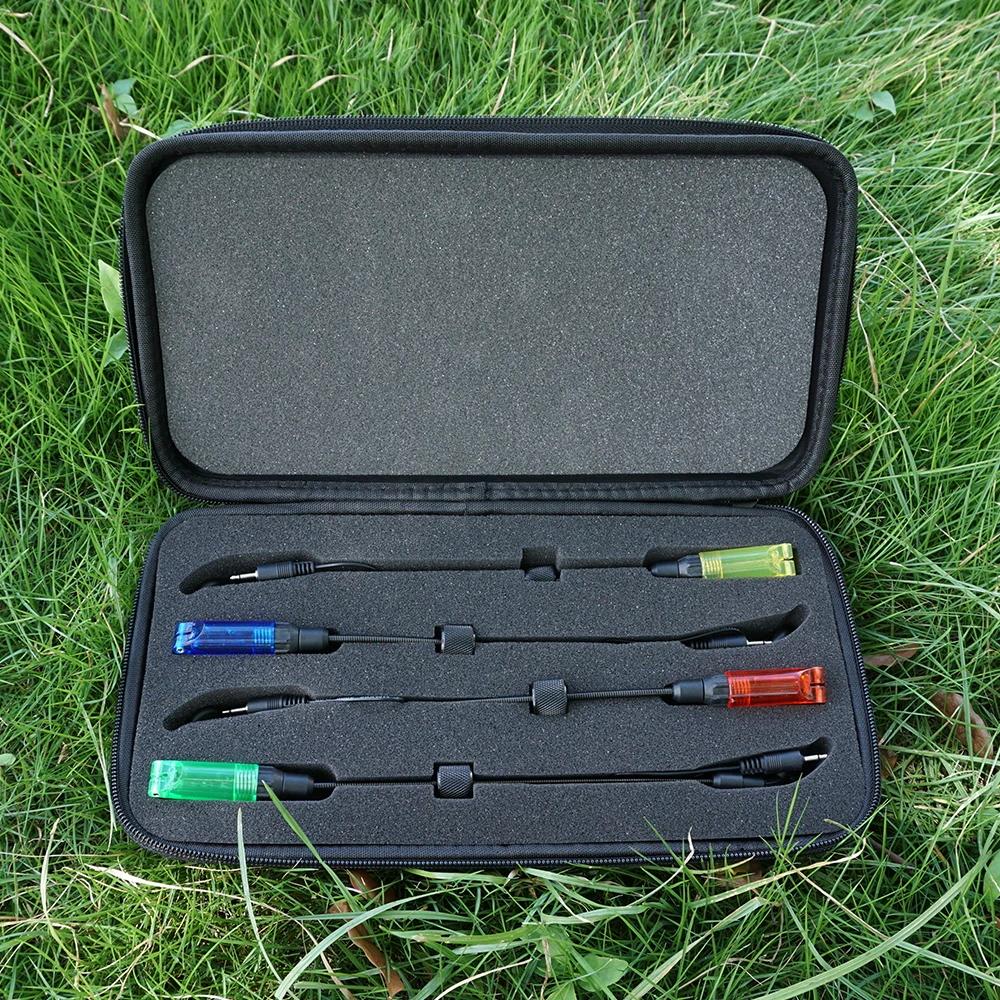Indicateur de touche LED Hirisi pour pêche à la carpe - Swinger Drop Off Indicator B2032 métal souple
