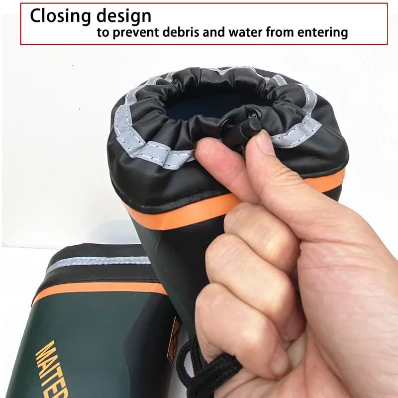 Bottes de pluie pêche chasse étanches semelle antidérapante caoutchouc hommes femmes wading