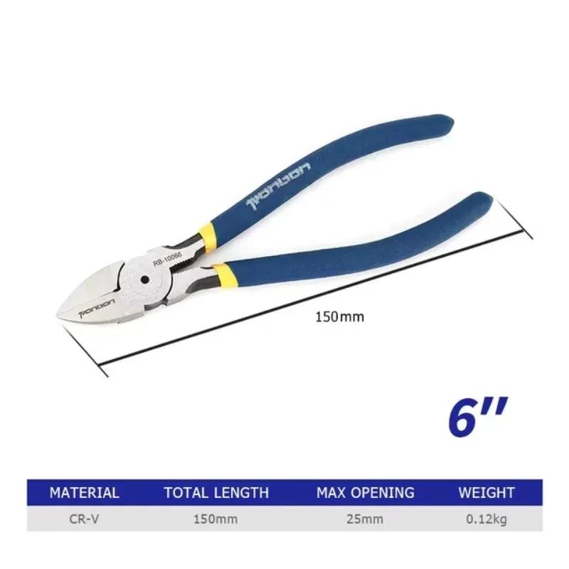 Pinces coupantes 5/6 pouces avec dénudeur - Outils électricien pour câbles de bateau et électronique pêche