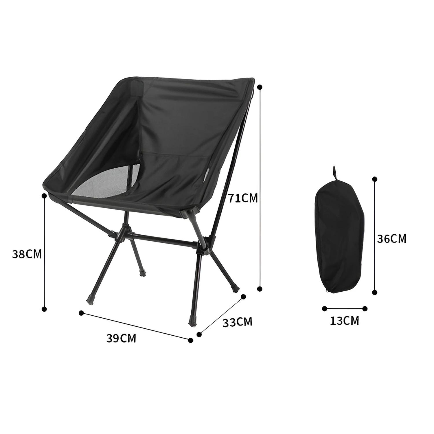 Chaise pliante ultralégère détachable - Siège portable pêche camping jardin BBQ démontable