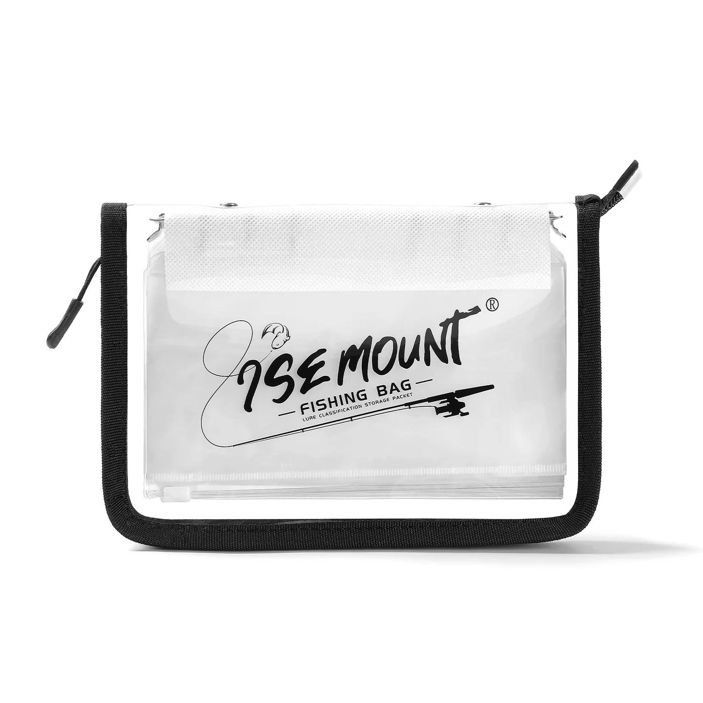 Sac de rangement PVC transparent pour leurres artificiels - Poche intérieure compartimentée étanche