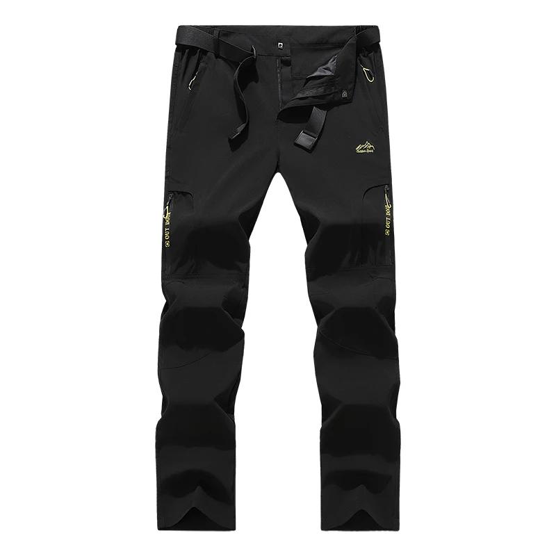 Pantalon pêche été stretch imperméable 5XL séchage rapide - Léger technique poches zippées homme