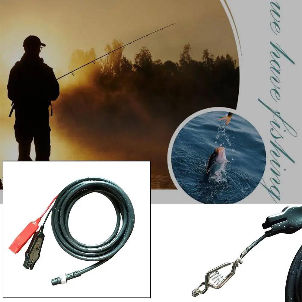 Câble d'alimentation 3m pour moulinets électriques Daiwa/Shimano - Connecteurs doubles - Accessoire pêche