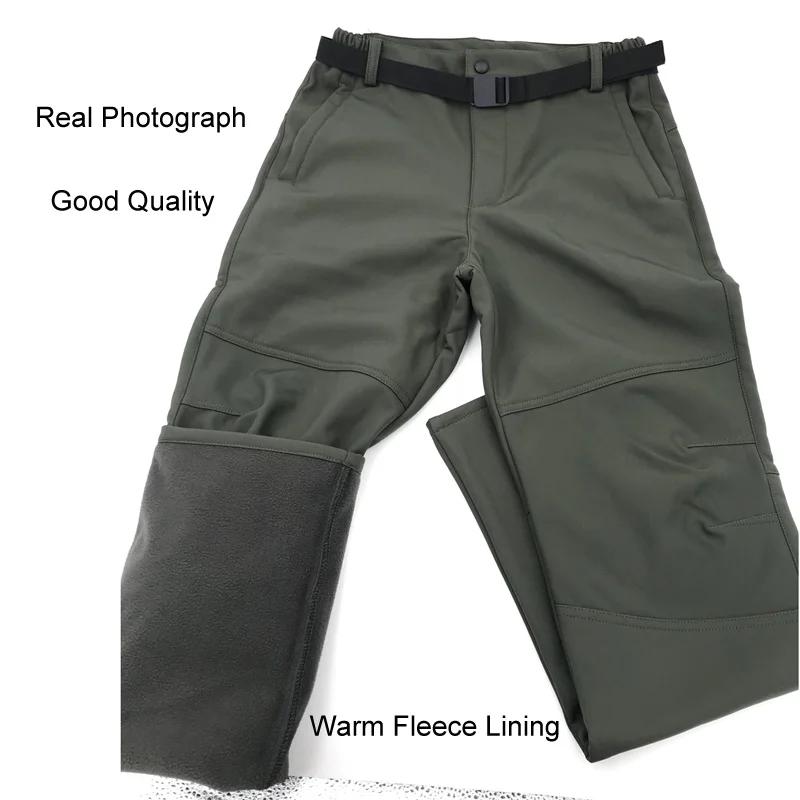 Pantalon cargo militaire tactique hiver imperméable pêche randonnée chaud combat hommes