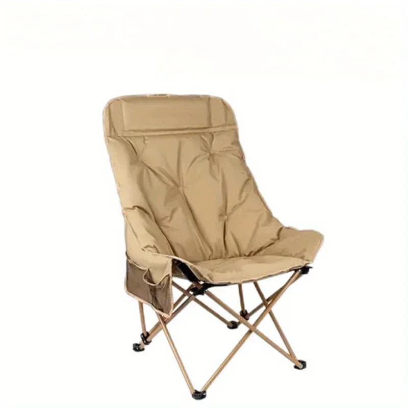 Chaise lune dossier haut pliante portable set table camping pêche extérieur plage