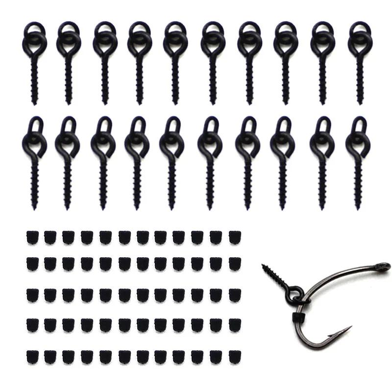Accessoires carp fishing D-rig zig rig method feeder avec perles connecteurs et aligneurs de ligne